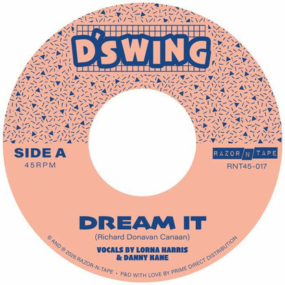 D'SWING – Early Tapes EP (7", Razor-N-Tape, 2026) Front Cover