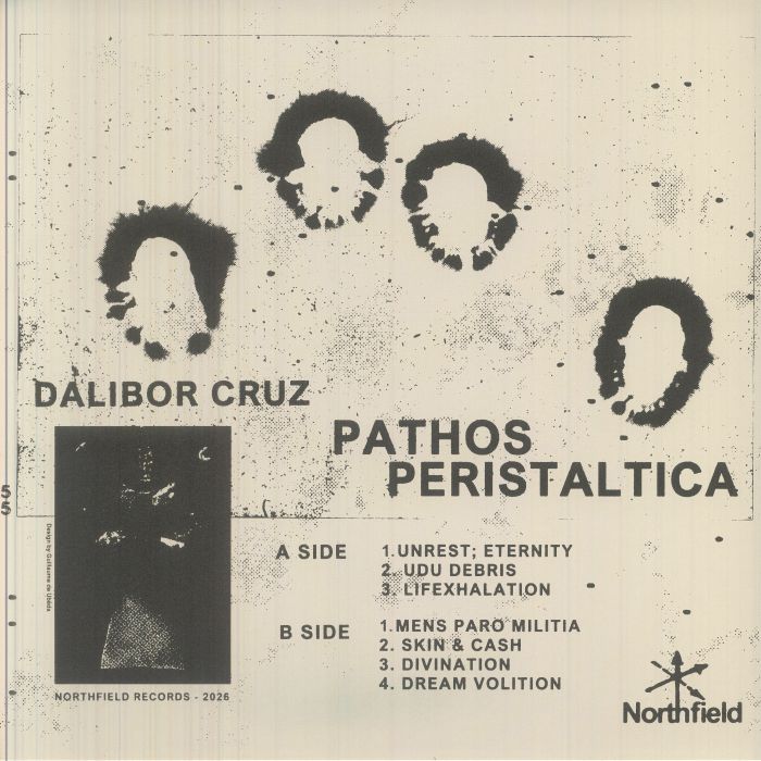 Dalibor Cruz – Pathos Peristaltica (LP, Northfield, 2026) Back Cover