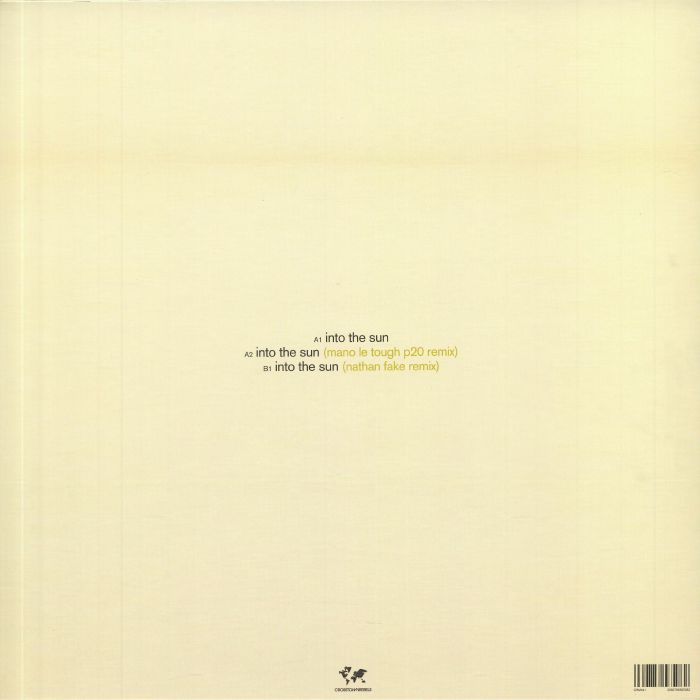 Damian Lazarus X Jem Cooke – Into The Sun (Remixes) (12", Crosstown Rebels, 2020) Back Cover