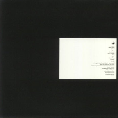 Daniel Davies – Spies (12", Sacred Bones Records, 2021) Back Cover