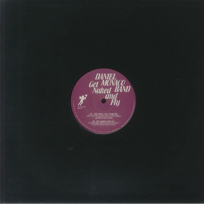 Daniel Monaco Band – Get Naked And Fly (12", Isle Of Jura, 2025) back cover