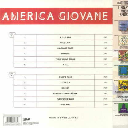 Daniela Casa – America Giovane N. 2 (LP, Vinyl Magic, 2022) Back Cover