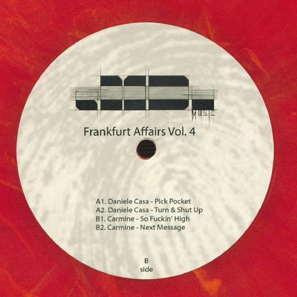 Daniele Casa / Carmine – Frankfurt Affairs Vol 4 (12", coloured (comes in different coloured , we cannot guarantee which one you will receive, Embi Music, 2026) Back Cover