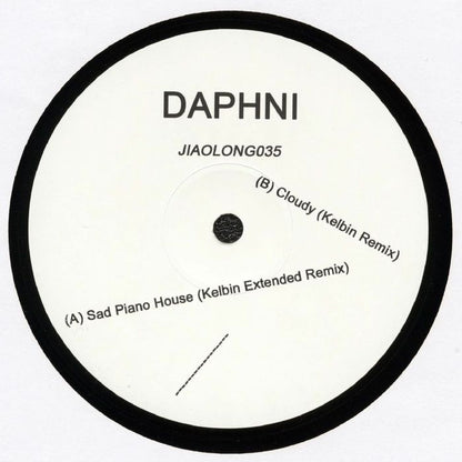 Daphni – Sad Piano House / Cloudy (Kelbin Remixes) (12", Jiaolong, 2026) Back Cover