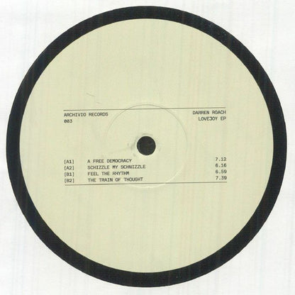Darren Roach – Lovejoy EP (12", Archivio Records, 2026) Back Cover