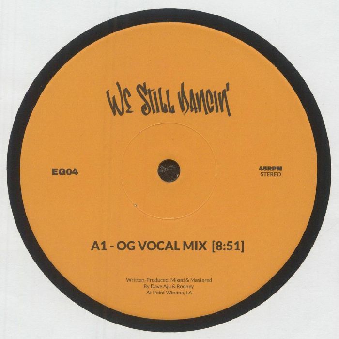 Dave Aju Rodney – We Still Dancin' (12", Elbow Grease, 2025) Front Cover