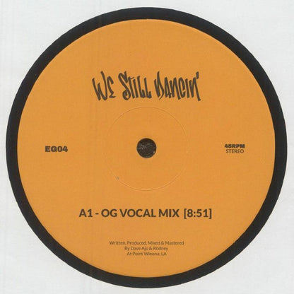 Dave Aju Rodney – We Still Dancin' (12", Elbow Grease, 2025) Front Cover