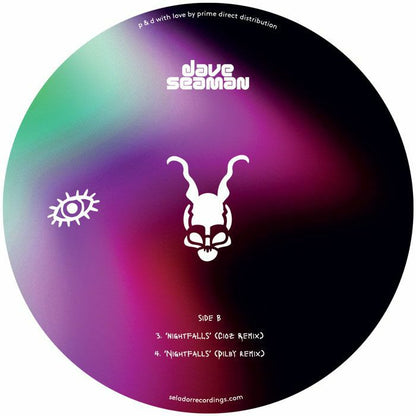 Dave Seaman – Nightfalls (12", Selador Recordings, 2026) Back Cover