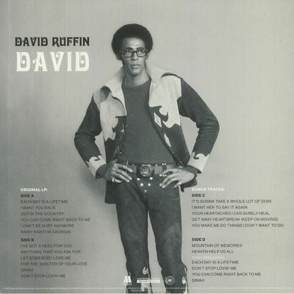 David Ruffin – David (2xLP, Third Man Records, 2021) Back Cover