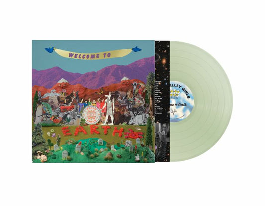 Death Valley Girls – Welcome to Earth (LP, Coke Bottle Green, Suicide Squeeze, 2026) Front Cover