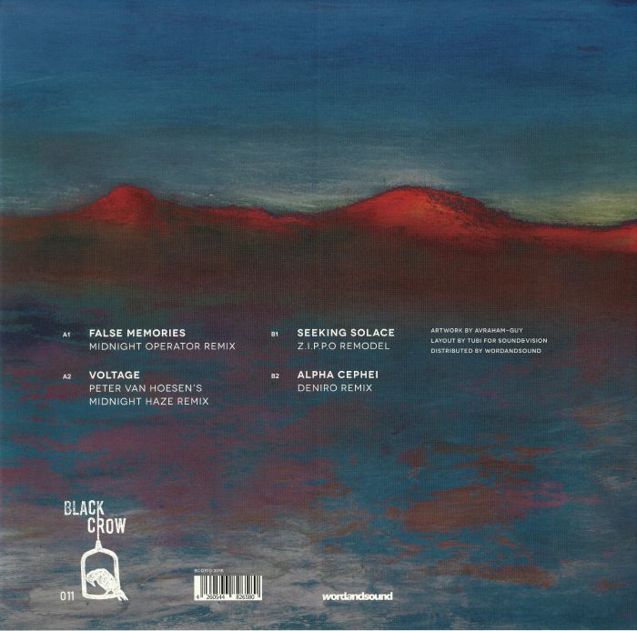 Deep'a & Biri – Dominance / Remixes (12", Black Crow Records, 2019) Back Cover
