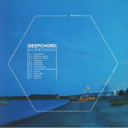 DeepChord – Auratones (2xLP, Gold + White Marbled, Soma Quality Recordings, 2025) back cover