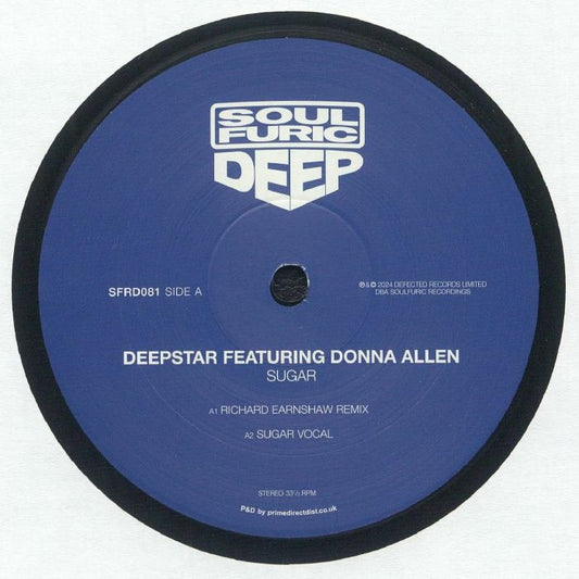 Deepstar Featuring Donna Allen / Melba Moore – Sugar / My Heart Belongs To You (12", Soulfuric Deep, 2024) Front Cover