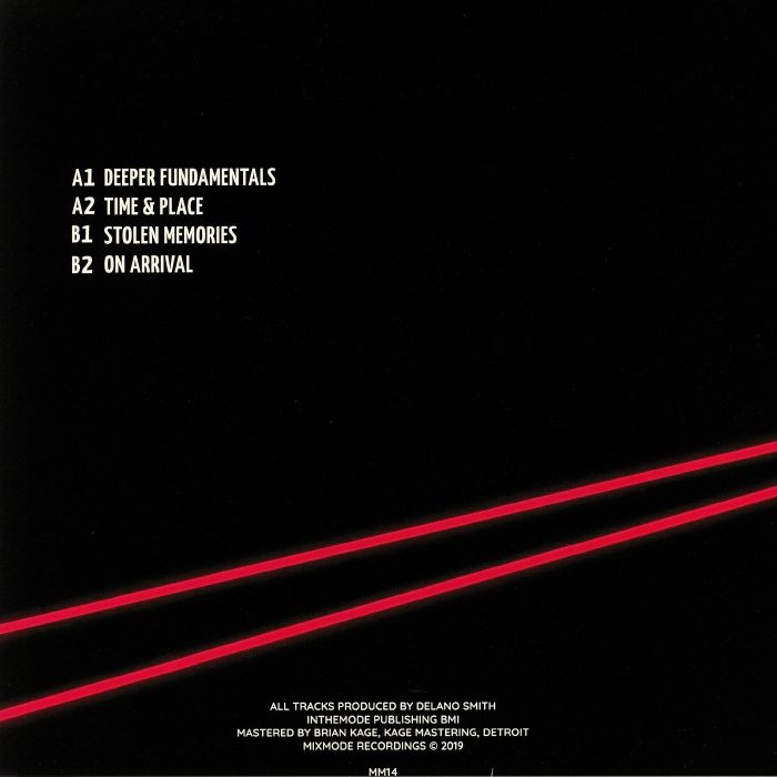 Delano Smith – Deeper Fundamentals I (12", Mixmode Recordings, 2020) Back Cover