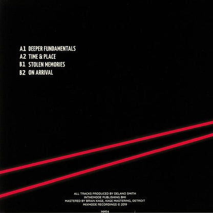 Delano Smith – Deeper Fundamentals I (12", Mixmode Recordings, 2020) Back Cover