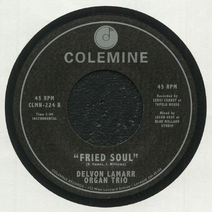 Delvon Lamarr Organ Trio – Cold As Weiss (7", Colemine Records, 2022) Back Cover