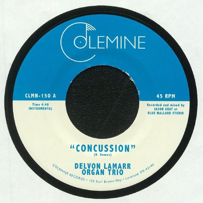 Delvon Lamarr Organ Trio – Concussion / Memphis (7", Colemine Records, 2017) Front Cover