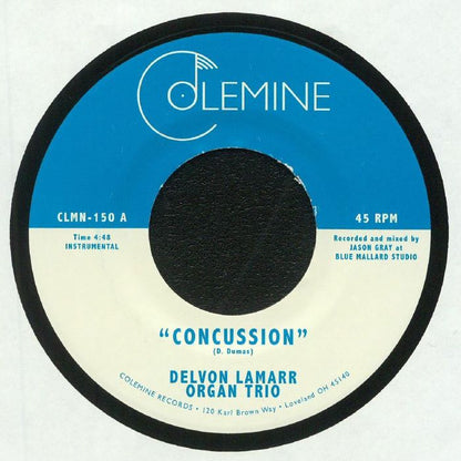 Delvon Lamarr Organ Trio – Concussion / Memphis (7", Colemine Records, 2017) Front Cover
