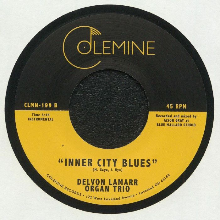 Delvon Lamarr Organ Trio – Fo Sho (7", Colemine Records, 2020) Back Cover