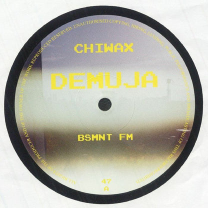 Demuja – BSMNT FM (12", Chiwax, 2026) Front Cover
