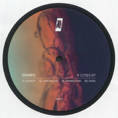 Deniro – 4 Cities EP (12", Tape Records Amsterdam, 2026) Front Cover