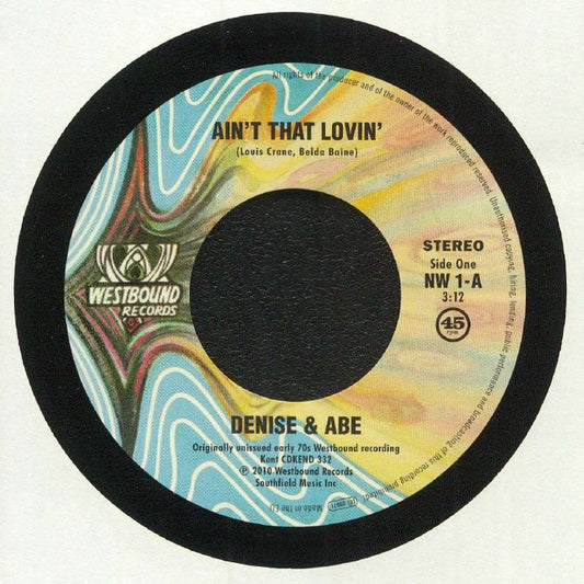 Denise & Abe Arthur Alexander – Ain't That Lovin' / You Better Listen To Me (7", Ace, 2020) Front Cover
