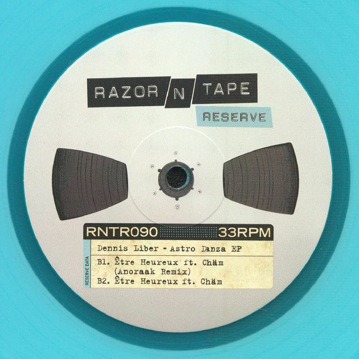 Dennis Liber – Astro Danza EP (12", Aqua Blue, Razor-N-Tape Reserve, 2026) Back Cover
