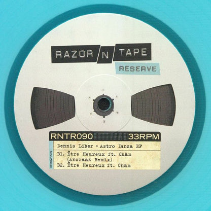 Dennis Liber – Astro Danza EP (12", Aqua Blue, Razor-N-Tape Reserve, 2026) Back Cover