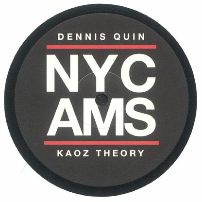 Dennis Quin – New York to Amsterdam (12", Kaoz Theory, 2025) front cover