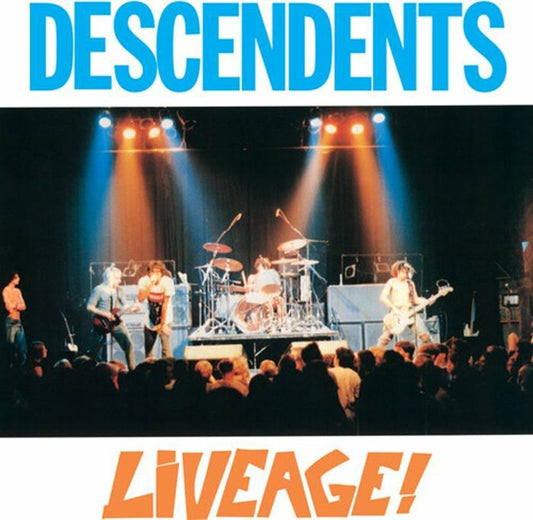 Descendents – Liveage! (LP, Transparent Orange, ORG Music, 2026) Front Cover