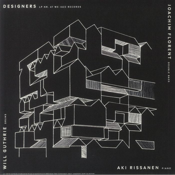 Designers – Designers (LP, White+Black Marbled, We Jazz, 2022) Back Cover