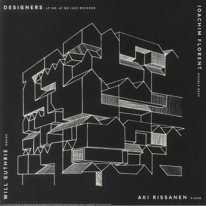 Designers – Designers (LP, White+Black Marbled, We Jazz, 2022) Back Cover