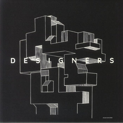 Designers – Designers (LP, White+Black Marbled, We Jazz, 2022) Front Cover
