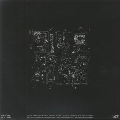 Detraex Corp – Live at Pompeii (LP, Sagome, 2025) Back Cover