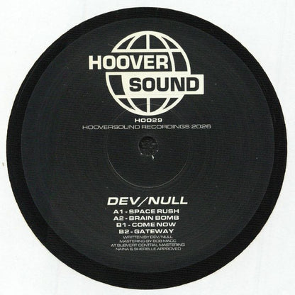 Dev/Null – Drum Damage EP (12", Hooversound Recordings, 2026) Front Cover