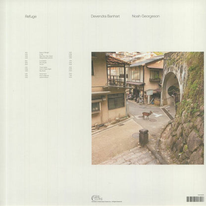 Devendra Banhart Noah Georgeson – Refuge (2xLP, Blue Seaglass Wave Translucent, Dead Oceans, 2021) Back Cover