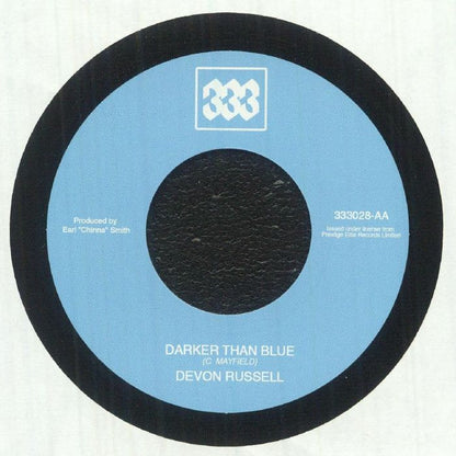 Devon Russell – Move On Up / Darker Than Blue (7", 333, 2026) Back Cover