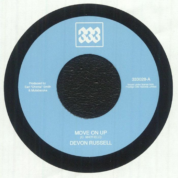Devon Russell – Move On Up / Darker Than Blue (7", 333, 2026) Front Cover