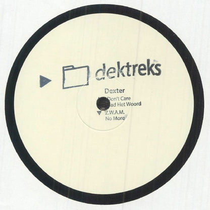 Dexter – I Don't Care (12", dektreks, 2025) Front Cover