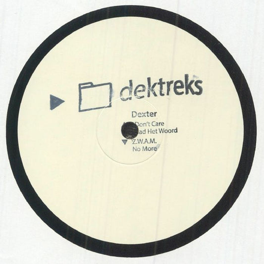 Dexter – I Don't Care (12", dektreks, 2025) Front Cover