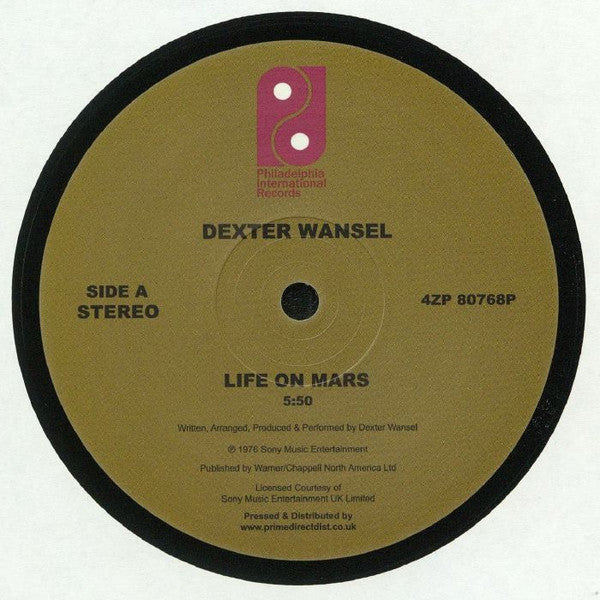 Dexter Wansel – Life On Mars (12", 180g, Philadelphia International Records, 2025) image 01