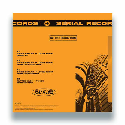 Didier Sinclair / Dexter Troy / Muttonheads – Lovely Flight (12", Serial, 2026) Back Cover