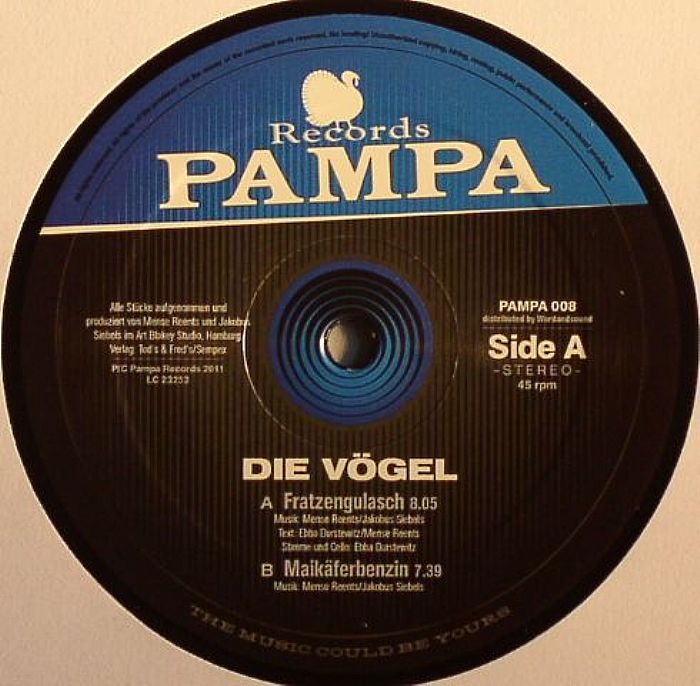 Die Vögel – Fratzengulasch (12", Pampa Records, 2011) Front Cover