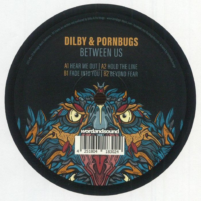 Dilby & Pornbugs – Between Us (12", 180g, Bondage Music, 2026) Back Cover