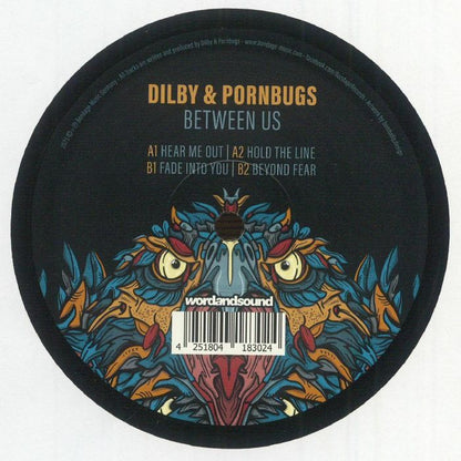 Dilby & Pornbugs – Between Us (12", 180g, Bondage Music, 2026) Back Cover