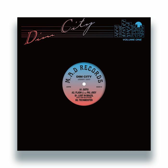 Dim City – Volume 1 (Juicy Boy) (12", M.A.D, 2026) Front Cover