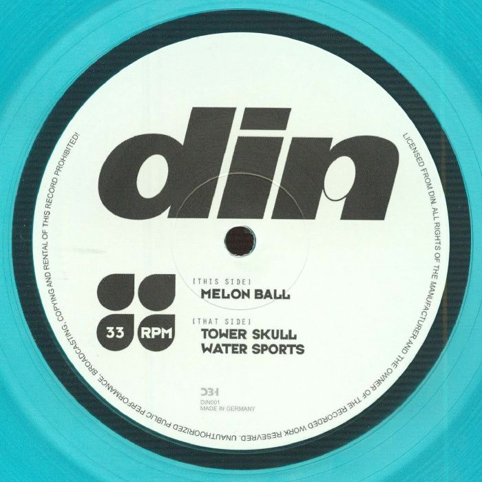 Din – Melon Ball (12", Turquoise, DIN, 2026) Front Cover