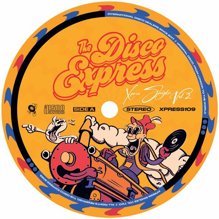 Dirty Supercar Bustin' Loose La Felix – Xpress Singles Vol.2 (12", The Disco Express, 2026) Front Cover