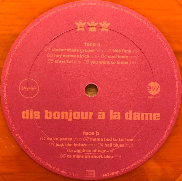 Dis Bonjour À La Dame – Dis Bonjour À La Dame (LP, Orange, Vinymatic RECORDS, 2024) Image 4