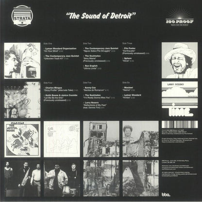 DJ Amir – The Sound Of Detroit Volume 2 (3xLP, Strata Records, 2026) Back Cover